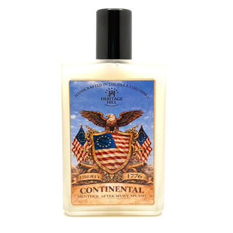 Heritage Hill Shave Company Continental Aftershave Splash 100ml