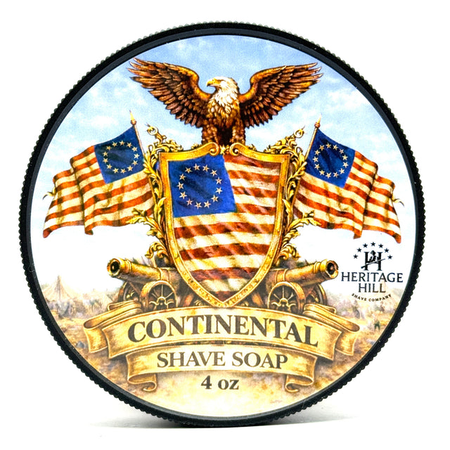 Heritage Hill Shave Company Continental Shave Soap 4oz
