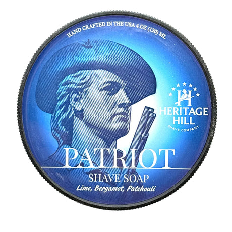 Heritage Hill Shave Company Patriot Shave Soap 4oz