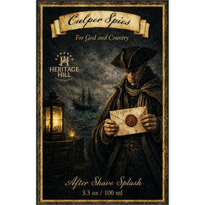 Heritage Hill Shave Company Culper Spies Aftershave Splash 100ml