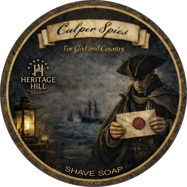 Heritage Hill Shave Company Culper Spies Shave Soap 4oz