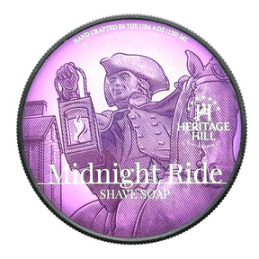 Heritage Hill Shave Company Midnight Ride Shave Soap 4oz