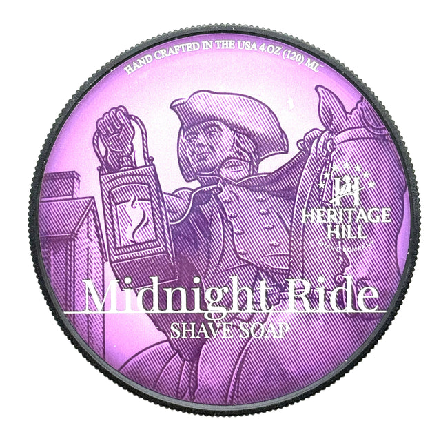 Heritage Hill Shave Company Midnight Ride Shave Soap 4oz