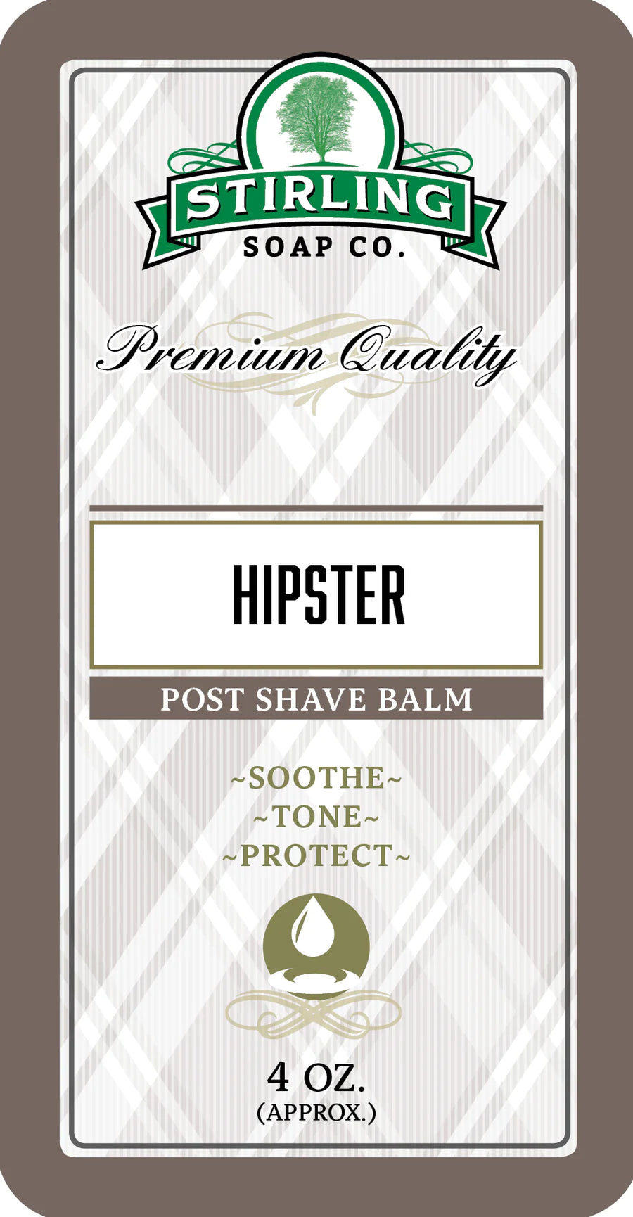 Stirling Soap Company - Hipster - Post-Shave Balm - 4oz
