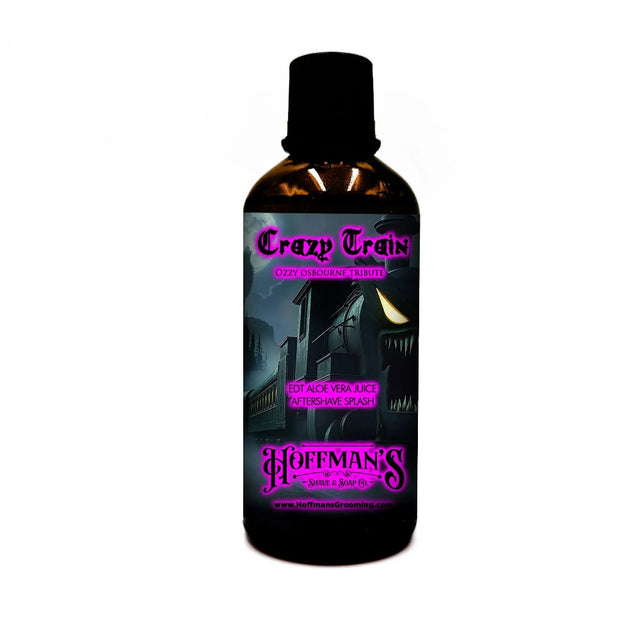 Hoffman's Crazy Train Ozzy Tribute EDT Aloe Vera Aftershave Splash 100ml