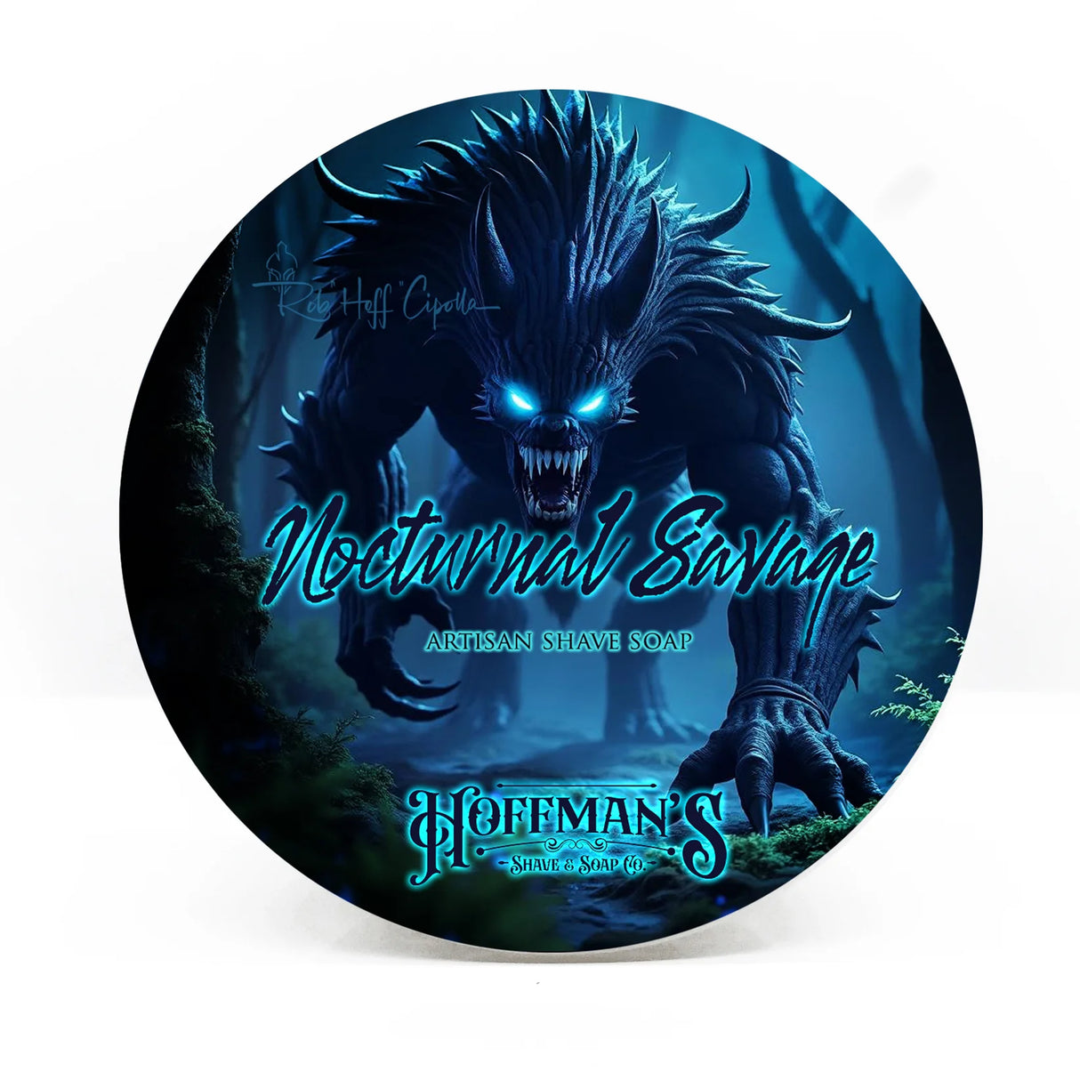 Hoffman's Nocturnal Savage 2025 Edition Artisan Shave Soap 4oz