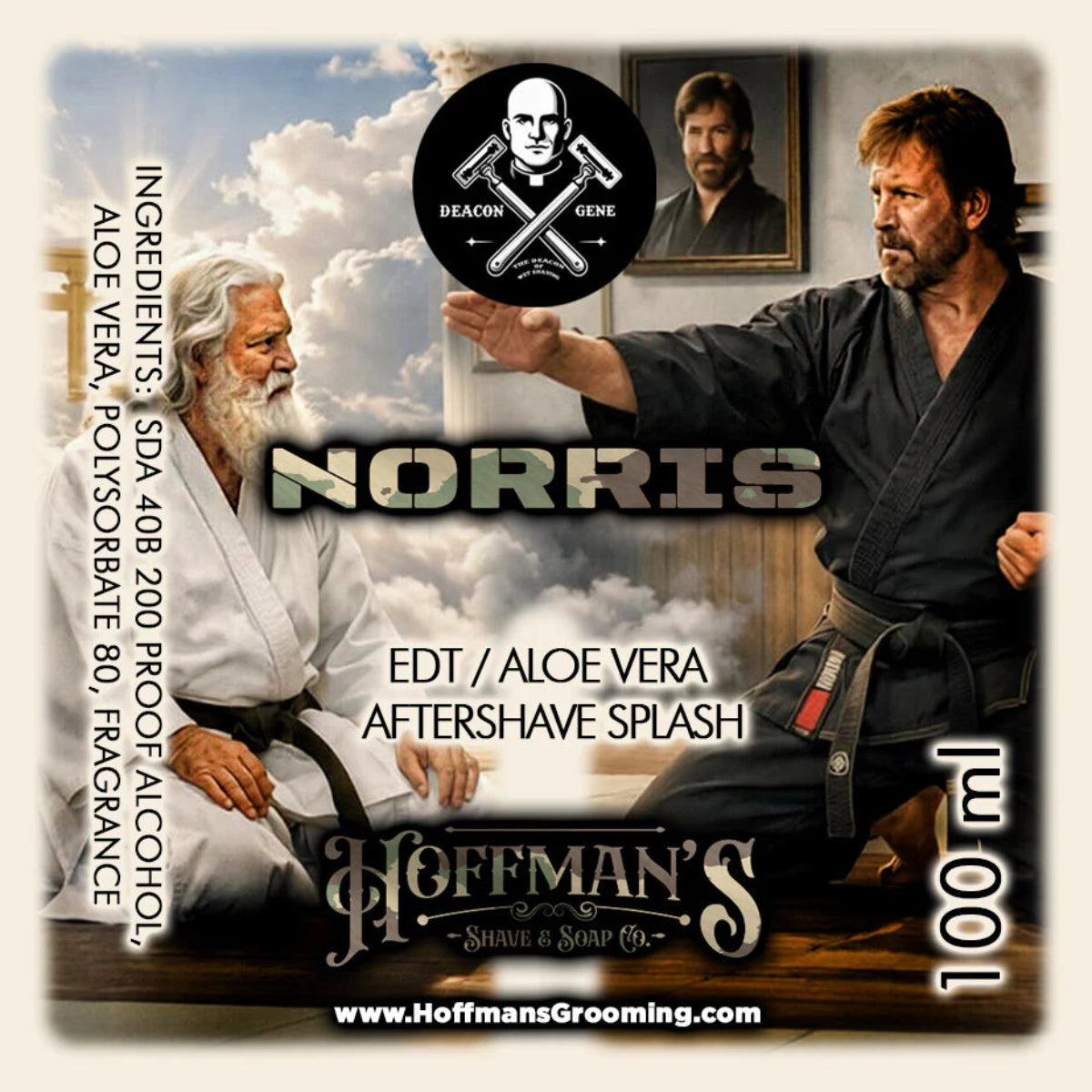 Hoffman's Norris Limited Memorial Edition Aftershave Splash 100ml