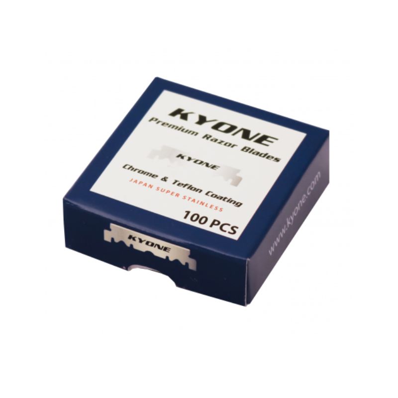 Kyone - Saloon Half DE Single Edge Razor Blades - Pack of 100 Blades