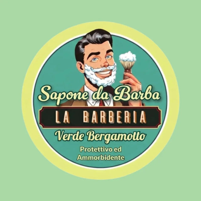 La Barberia Verde Bergamotto Shaving Soap 5oz
