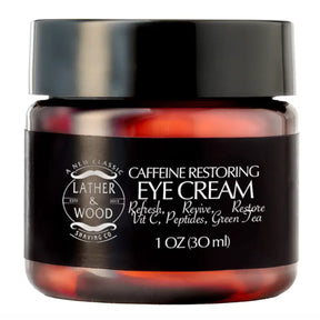 Lather & Wood Shaving Co. Caffeine Restoring Eye Cream 1oz