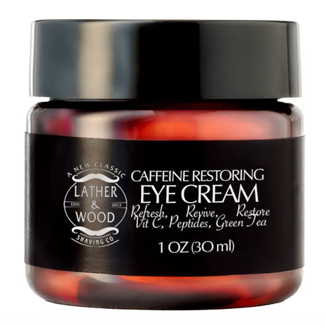 Lather & Wood Shaving Co. Caffeine Restoring Eye Cream 1oz