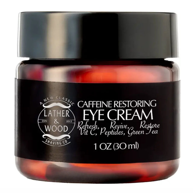 Lather & Wood Shaving Co. Caffeine Restoring Eye Cream 1oz