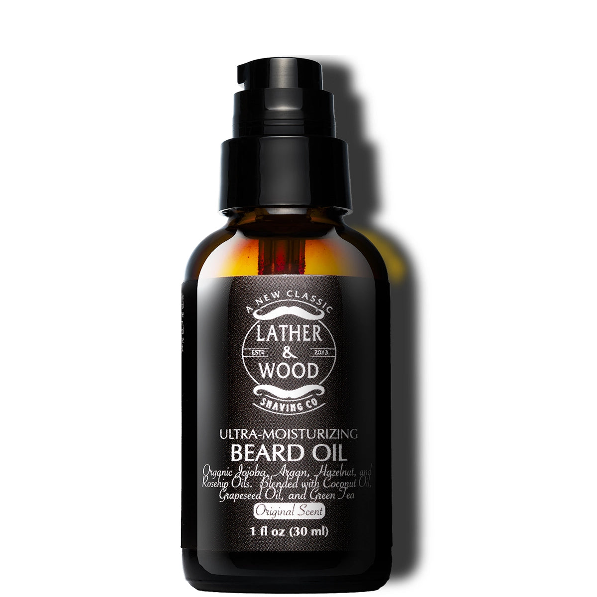Lather & Wood Shaving Co. Ultra Moisturizing Original Scent Beard Oil 1oz