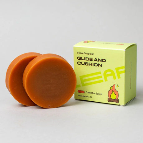 Leaf Shave Campfire Spice Shave Soap Bar 2oz