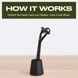 Leaf Two Pivoting Head Razor Black