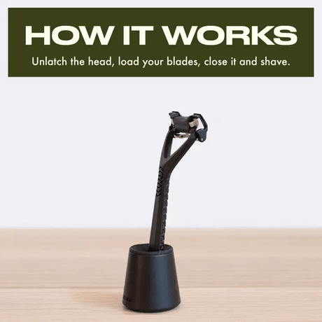 Leaf Two Pivoting Head Razor Black