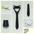 Leaf Two Pivoting Head Razor Black Kit