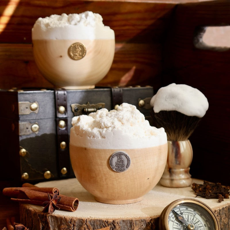 Martin de Candre - Magellan Shaving Soap - Wooden Bowl