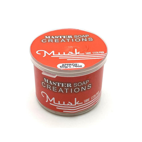 Master Soap Creations - Musk - Shaving Soap Stick - 50g
