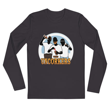 The Uncorkers - Long Sleeve Fitted Crew T-Shirt