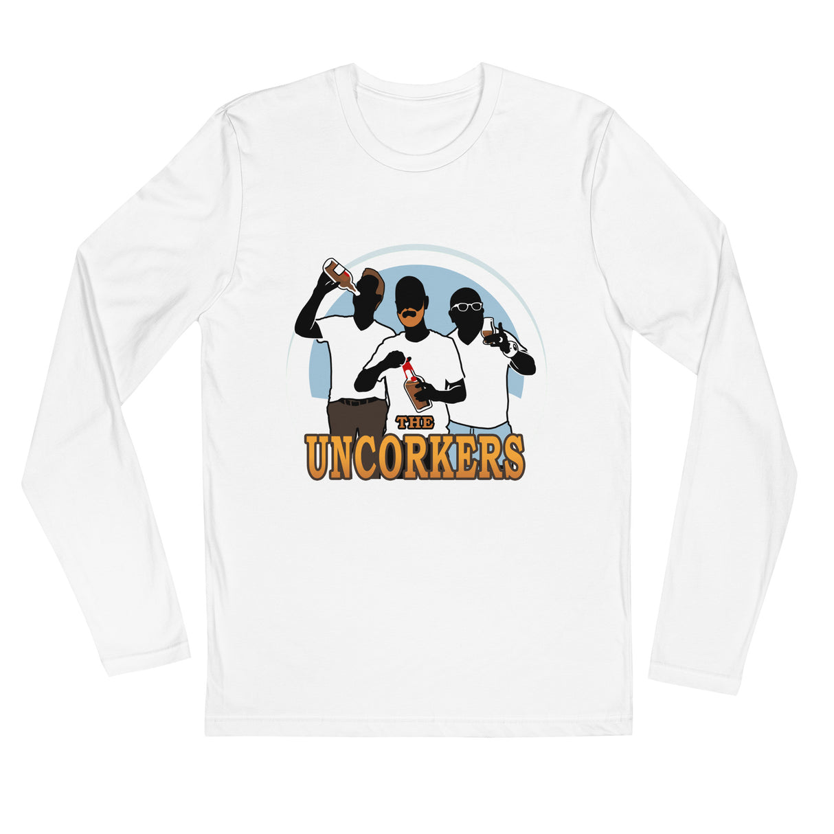 The Uncorkers - Long Sleeve Fitted Crew T-Shirt