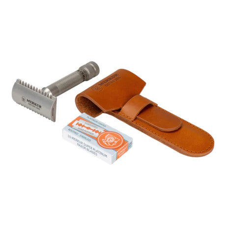 Merkur 11 INOX Stainless Steel Special Edition 1896 Open Comb Double Edge Safety Razor