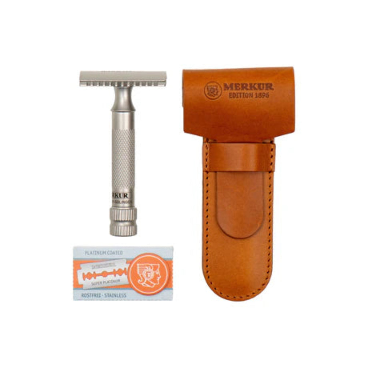 Merkur 11 INOX Stainless Steel Special Edition 1896 Open Comb Double Edge Safety Razor