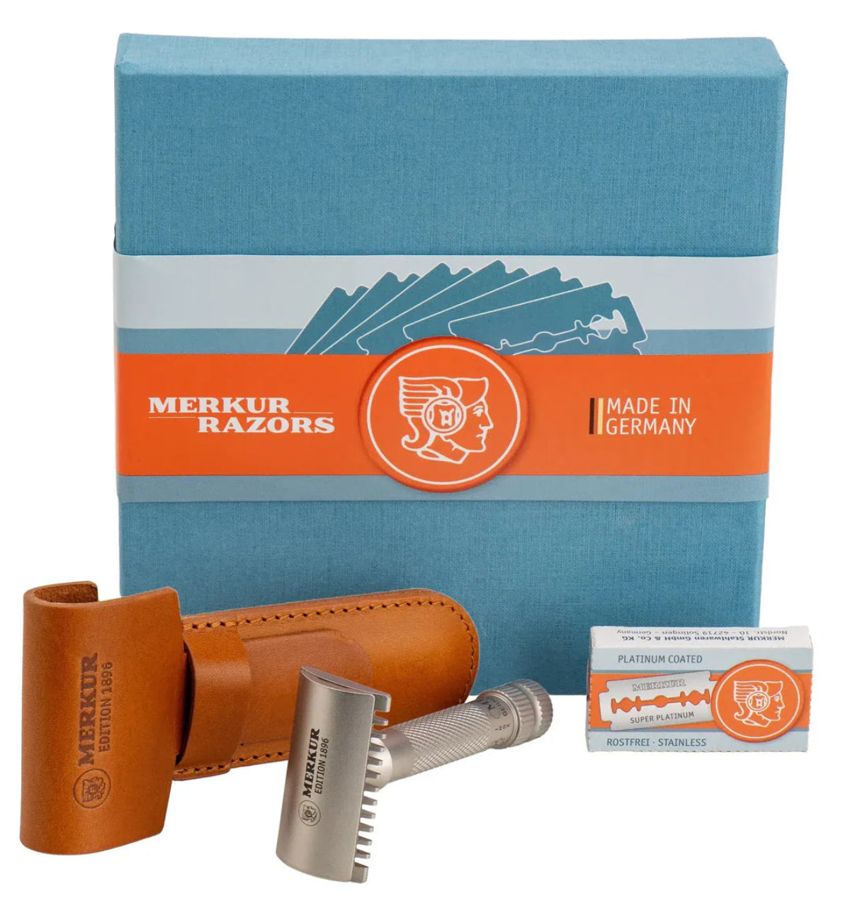 Merkur 11 INOX Stainless Steel Special Edition 1896 Open Comb Double Edge Safety Razor