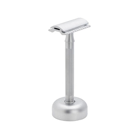 Merkur - 22c Long Handled Matte Chrome Safety Razor with Stand