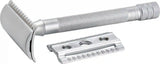 Merkur 22c Matt Chrome Dual Closed & Open Comb Plates 3 Piece Long Handle Safety Razor