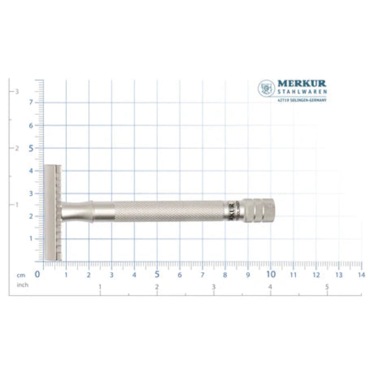 Merkur 25 INOX Stainless Steel Open Comb Double Edge Safety Razor