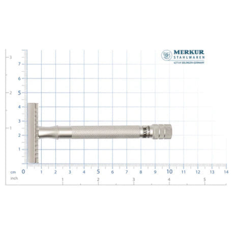 Merkur 25 INOX Stainless Steel Open Comb Double Edge Safety Razor
