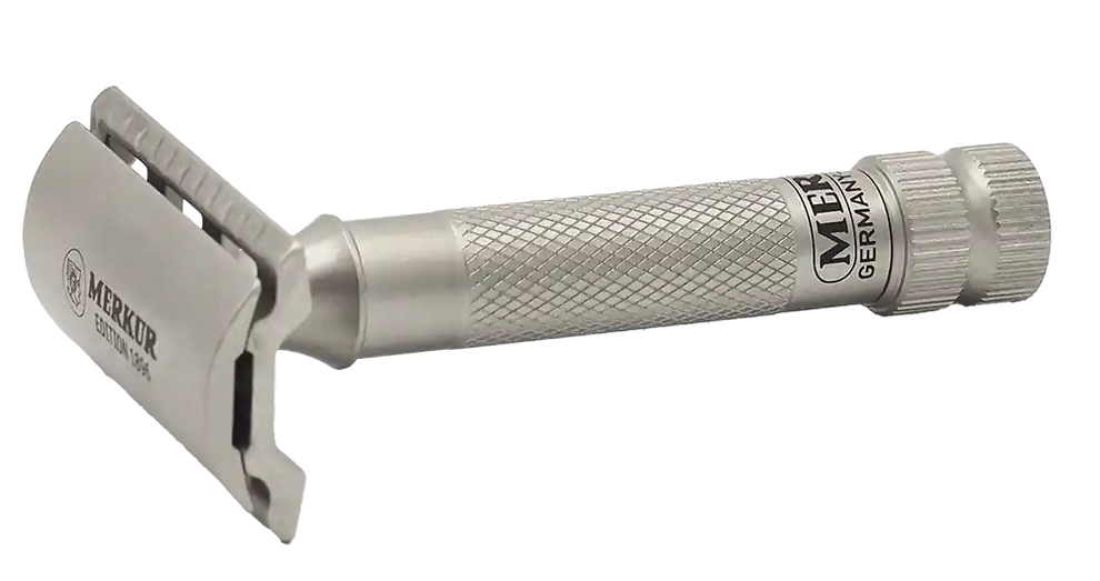 Merkur 34 INOX Stainless Steel Closed Comb 2 Piece Special Edition 1896 Safety Razor