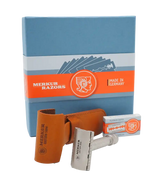 Merkur 34 INOX Stainless Steel Closed Comb 2 Piece Special Edition 1896 Safety Razor