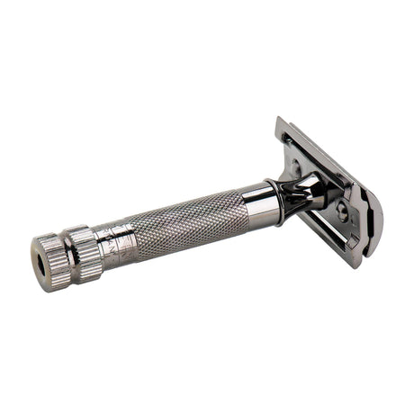 Merkur 34c Metallic Grey Double Edge Safety Razor