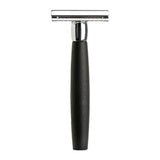 Merkur - 49c Ebony Wood Handle Safety Razor - Closed Comb