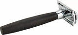 Merkur - 49c Ebony Wood Handle Safety Razor - Closed Comb