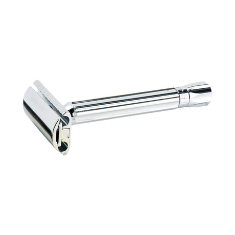 Merkur Progress 510 Long Handle Adjustable Safety Razor With Chrome Metal Knob