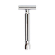 Merkur Progress 510 Long Handle Adjustable Safety Razor With Chrome Metal Knob