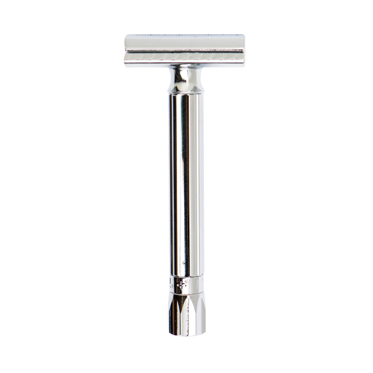 Merkur Progress 510 Long Handle Adjustable Safety Razor With Chrome Metal Knob