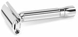 Merkur Progress Adjustable Double Edge Safety Razor Short Handle Chrome Knob