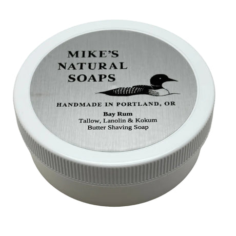 Mikes Natural Soap Bay Rum Shaving Soap 5oz
