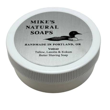Mikes Natural Soap Vetiver Shaving Soap 5oz