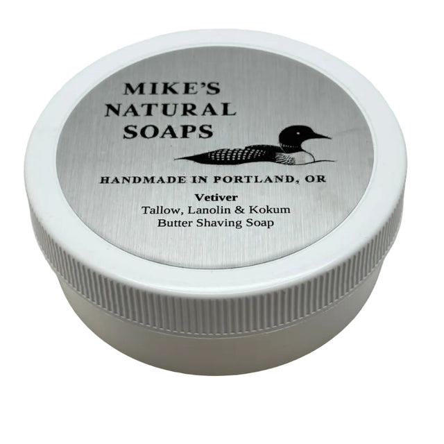 Mikes Natural Soap Vetiver Shaving Soap 5oz