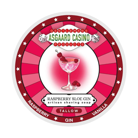 MMGP Raspberry Sloe Gin Asgaard Casino Shaving Soap 4oz