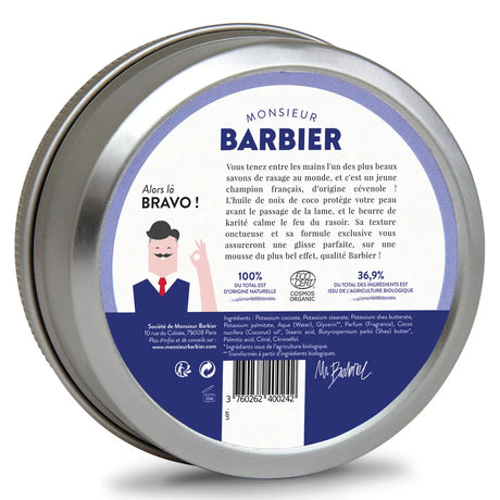 Monsieur Barbier - Better Shave - Natural Shaving Soap - 150ml
