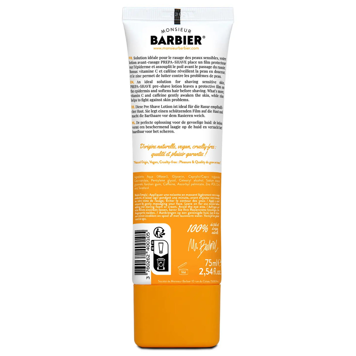 Monsieur Barbier - Prepa Shave - Pre-Shave Lotion - 75ml