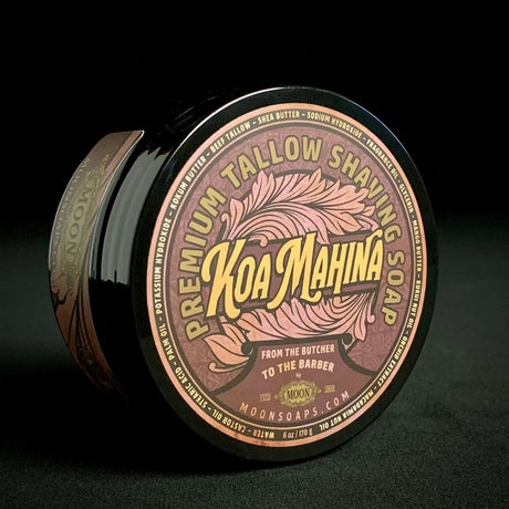 Moon Soaps Koa Mahina Shaving Soap 6oz