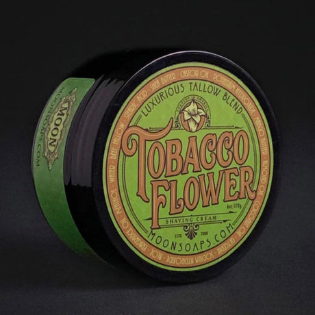 Moon Soaps Tobacco Flower Shaving Cream 6oz