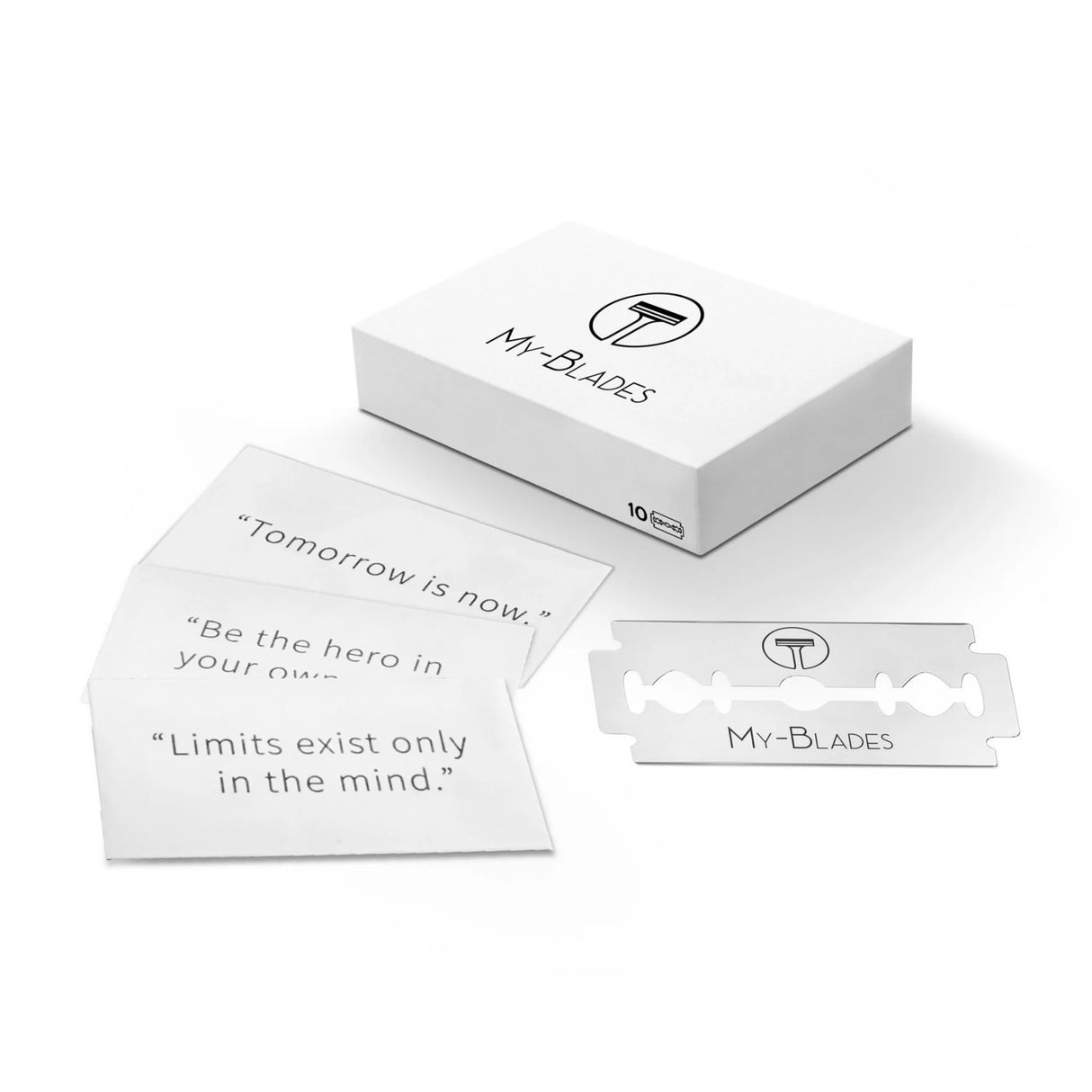My-Blades Platinum Double Edge Razor Blades 20 Pack